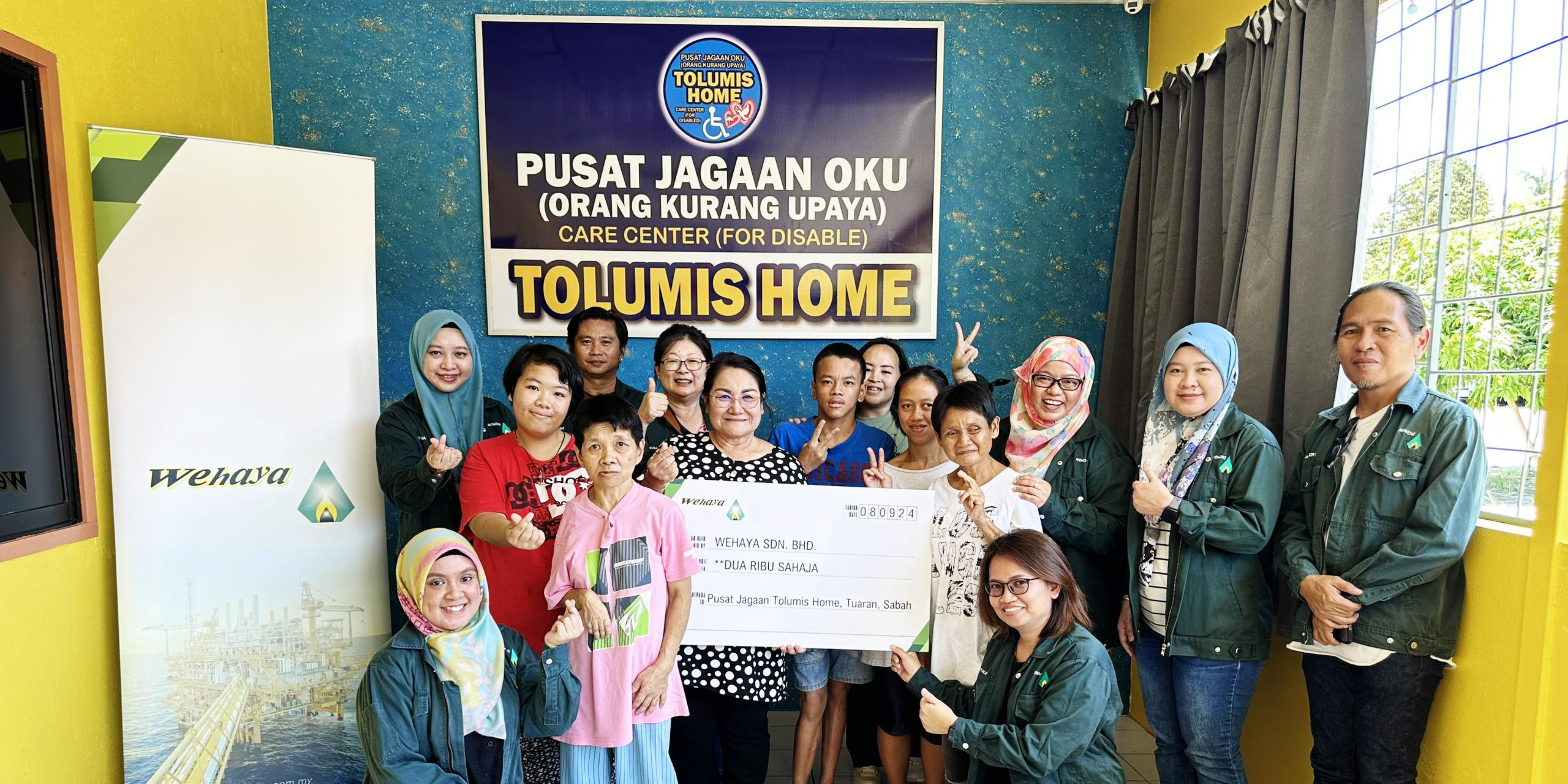 Wehaya CSR Activity at Pusat Jagaan OKU Tolumis Tuaran, Sabah